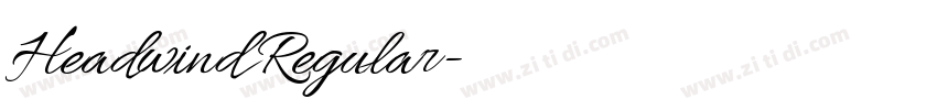 Headwind Regular字体转换